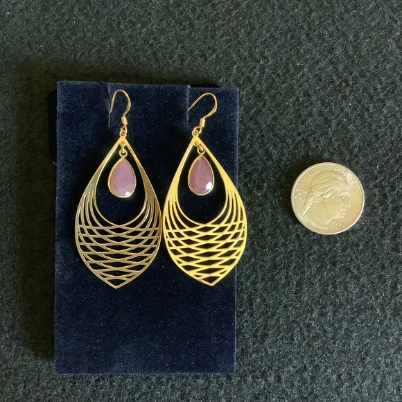 New Stauer 925 sterling silver natural ruby earrings. - Picture 6 of 9